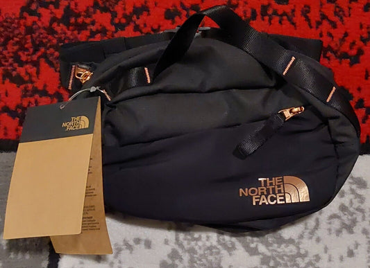 The North Face Isabella Hip Waist Pack Black Rose Gold NWT