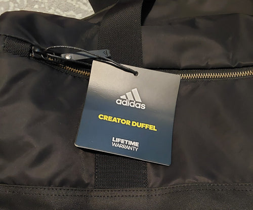 Adidas Creator Duffel & Drawstring Laundry Bag Black NWT 🔥🔥🔥RARE!!!