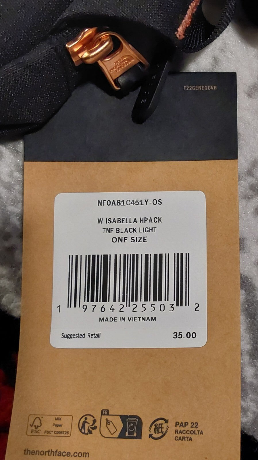 The North Face Isabella Hip Waist Pack Black Rose Gold NWT🔥🔥🔥