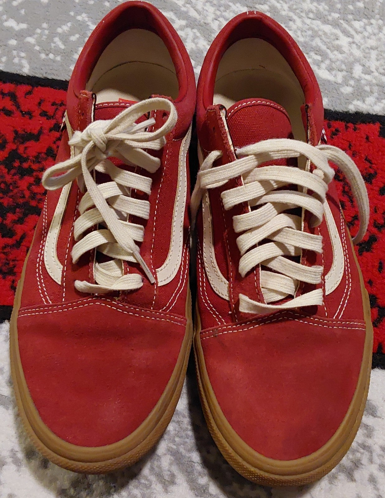 Vans Old Skool Skate Red/Gum Size 9.5 🔥🔥🔥