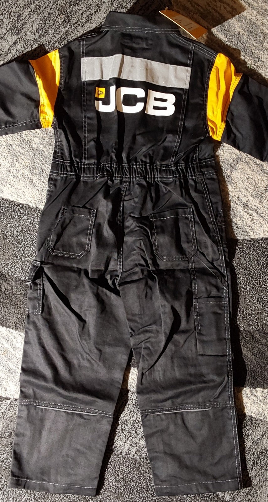 Official JCB Kids Overalls Size 6-7 Years Old Black NWT🔥🔥🔥