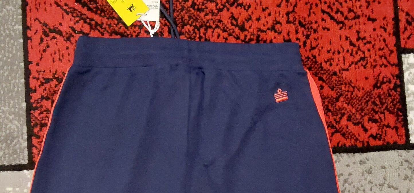 Bob Marley x Mundial x Admiral Track Pants in Navy & Red Size L NWT