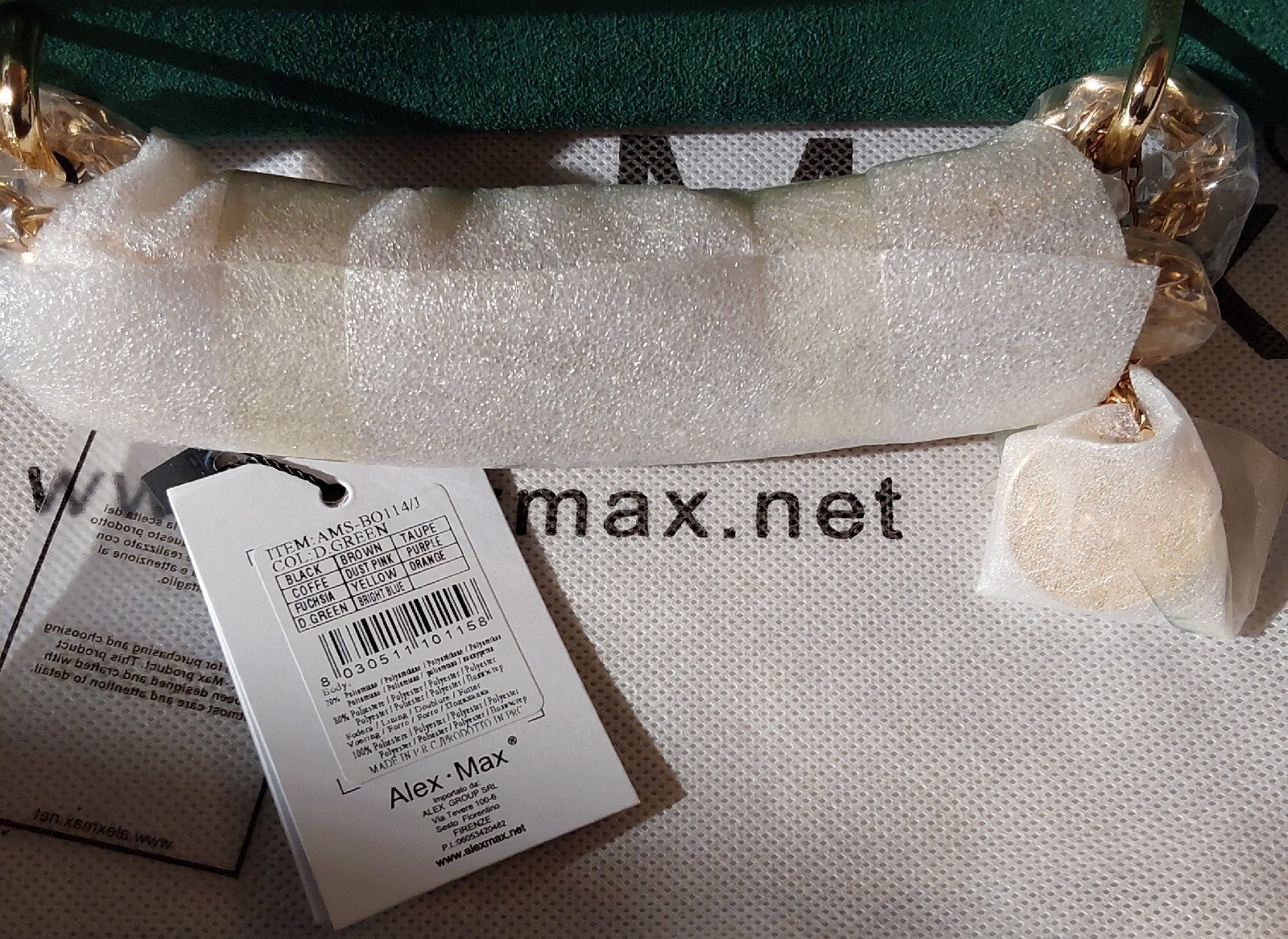 Alex Max Womens Cross Body Bag Purse Pine Green AMS-BO114/J NWT 🔥🔥🔥