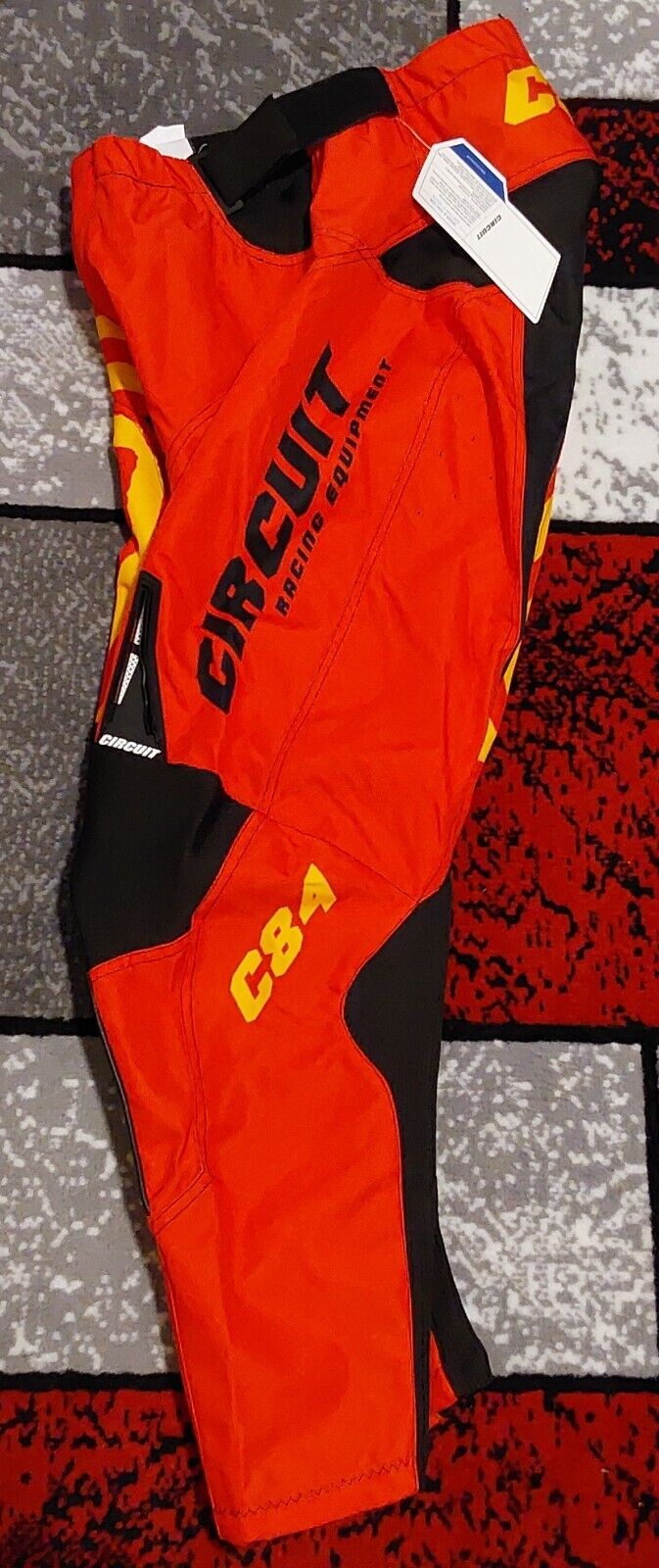 Circuit Equipment Reflex Gear Set Pants Orange Yellow Size 36 NWT