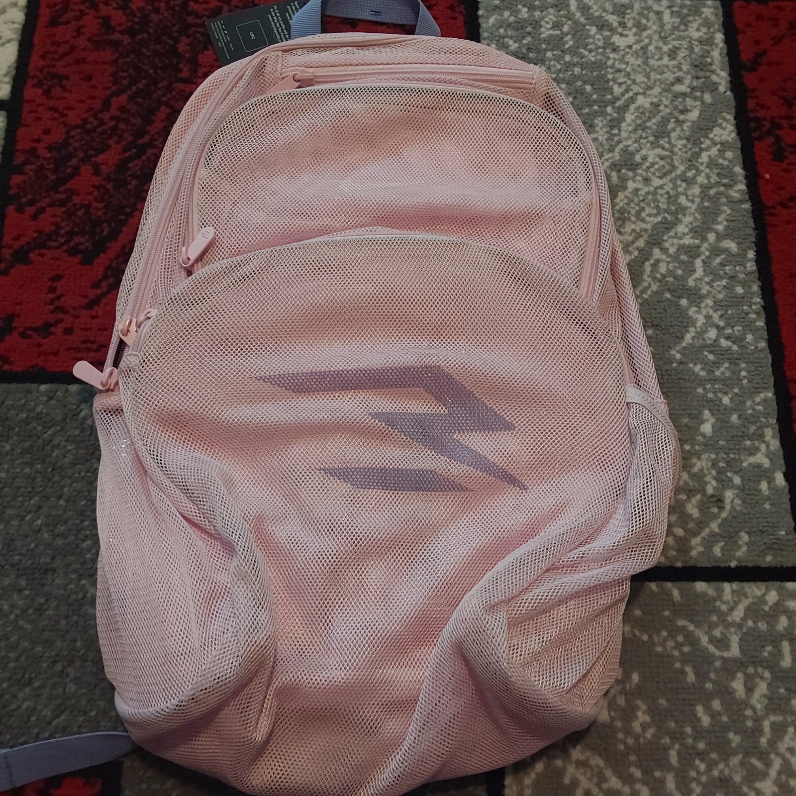 Nike Mesh Backpack Pink 3Brand Collection By Russell Wilson NWT🔥🔥🔥