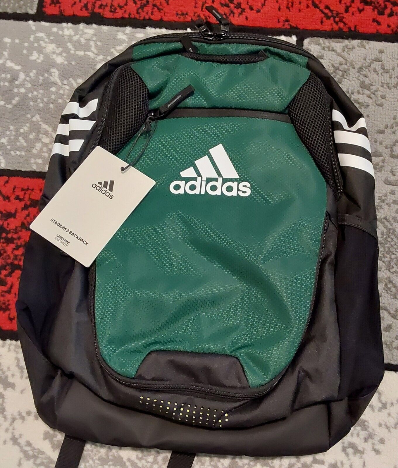 Adidas Stadium 3 Backpack Team Sports  Green NWT