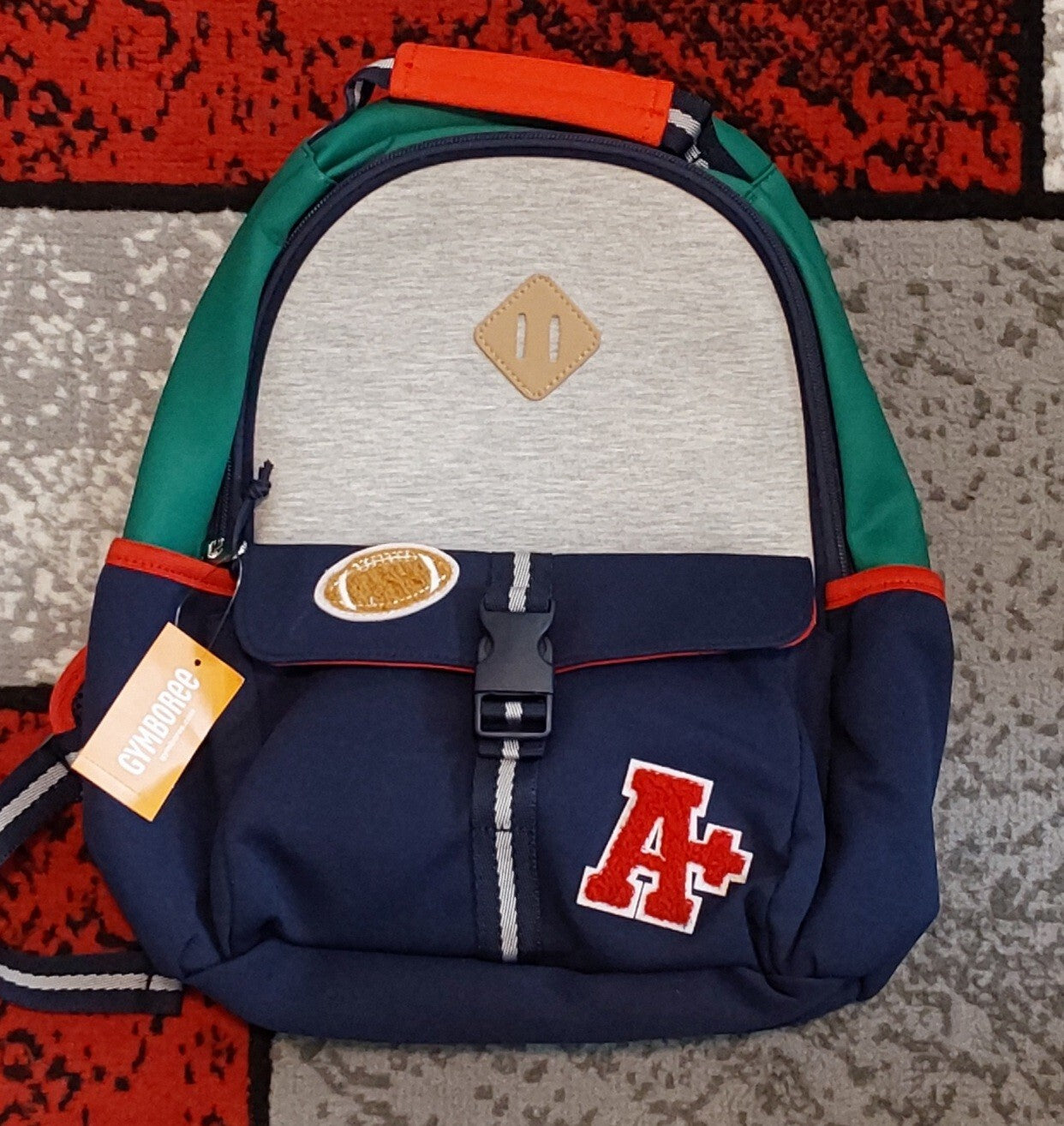  Gymboree Boys Varsity Backpack Multicolor NWT 🔥🔥🔥
