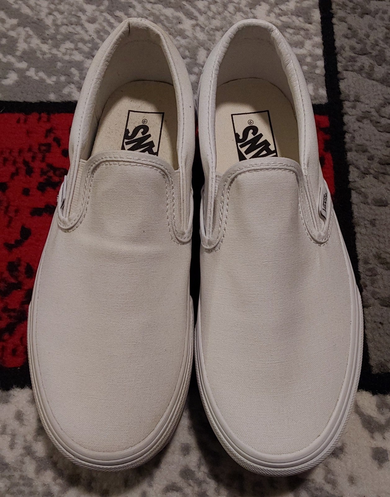 Vans Classic True White Stackform Slip-On Size 5.5 Blemished 🔥🔥🔥