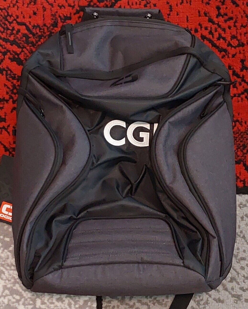 Ogio Hatch Quality Backpack Black Heather Gray Company Logo "CGI" NWT