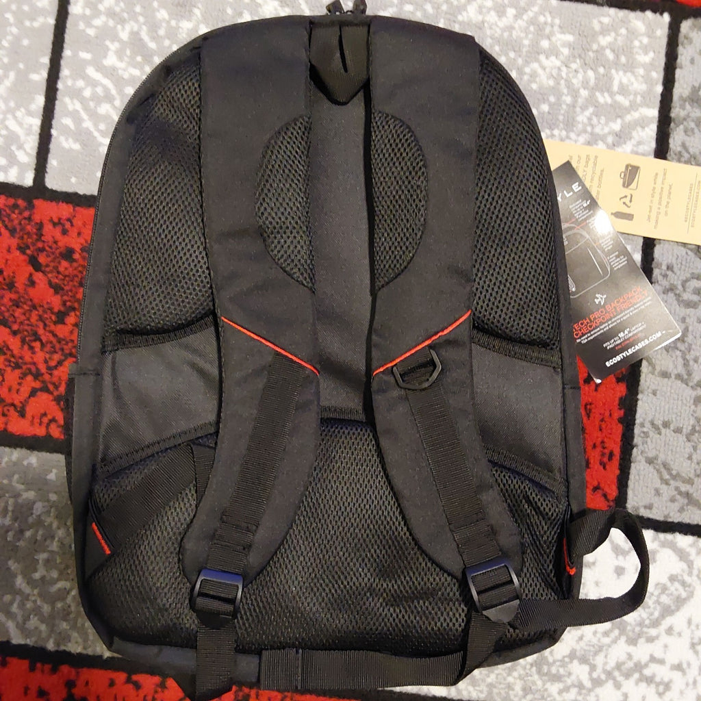 Eco Style Tech Pro 16.4" Laptop Backpack Checkpoint Friendly Black NWT🔥🔥🔥