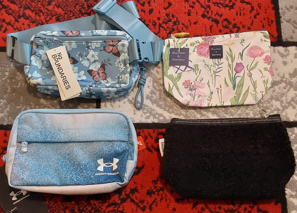 Under Armour No Boundaries Neiman Marcus Bourbon & Bamboo Bag Lot Of 4🔥🔥🔥