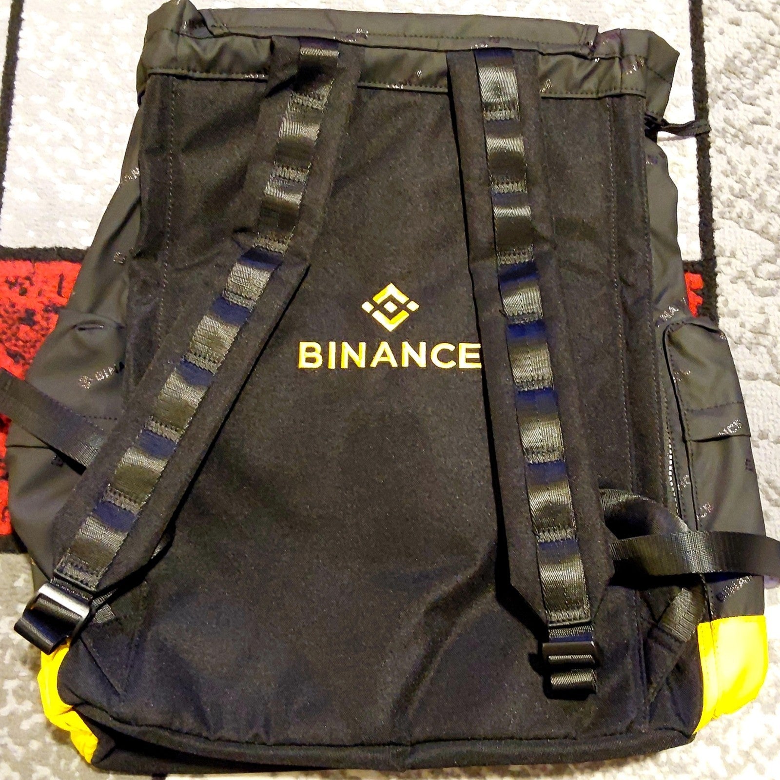 Binance X Limited Edition Backpack Black Yellow New🔥🔥🔥
