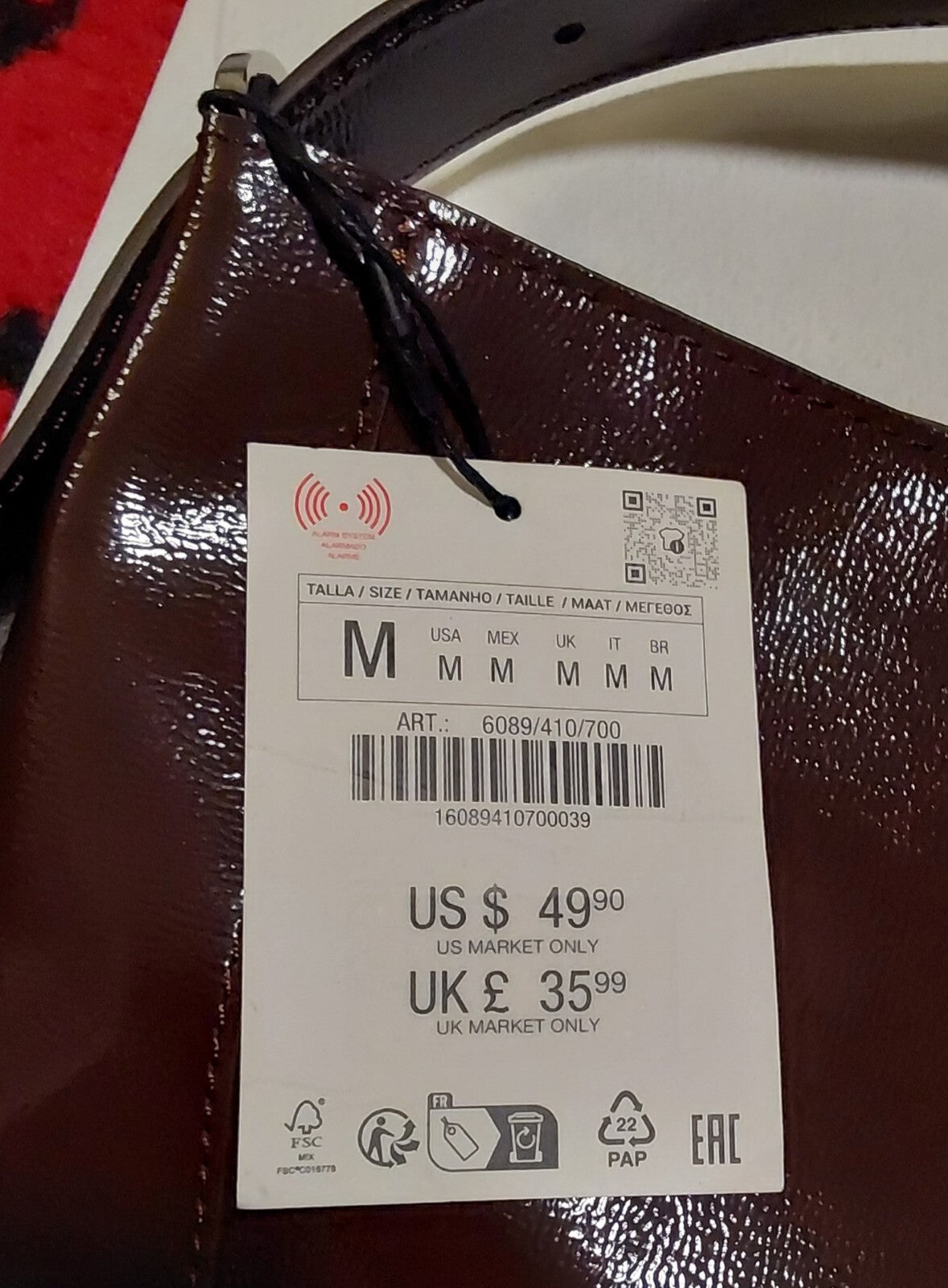ZARA Large Maxi Bucket Bag With Zip Pouch Chocolate NWT 🔥🔥🔥