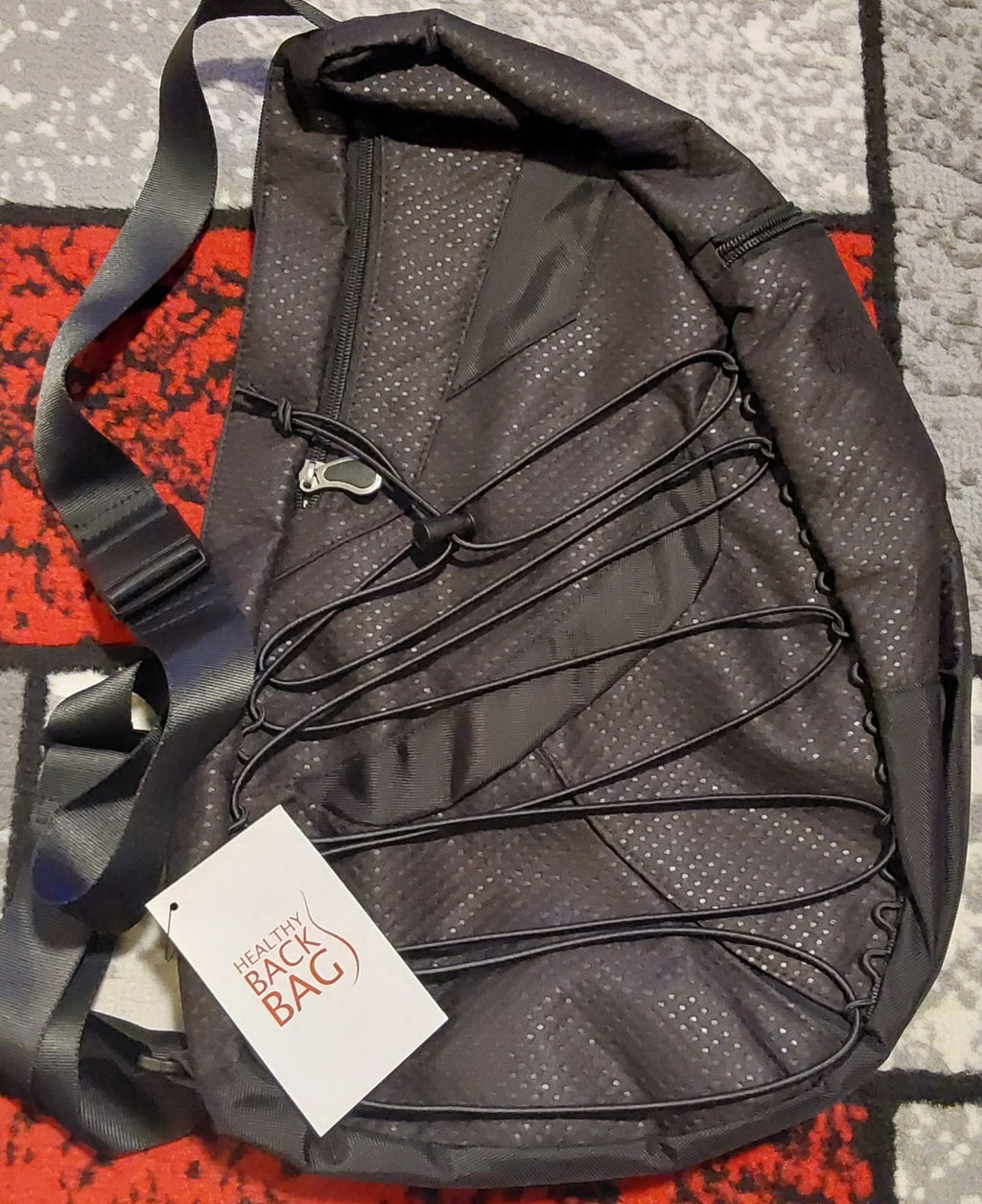 Healthy Back Bag "Product Sample" Active Traveler Black NWT 🔥🔥🔥