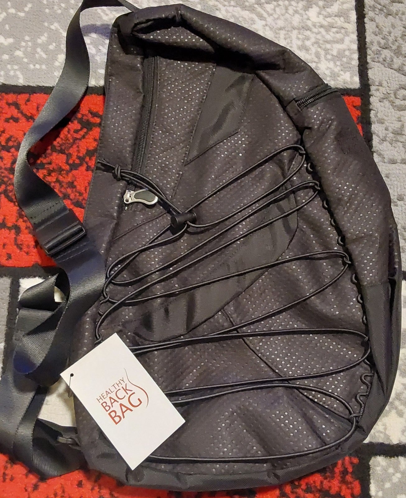 Healthy Back Bag "Product Sample" Active Traveler Black NWT 🔥🔥🔥