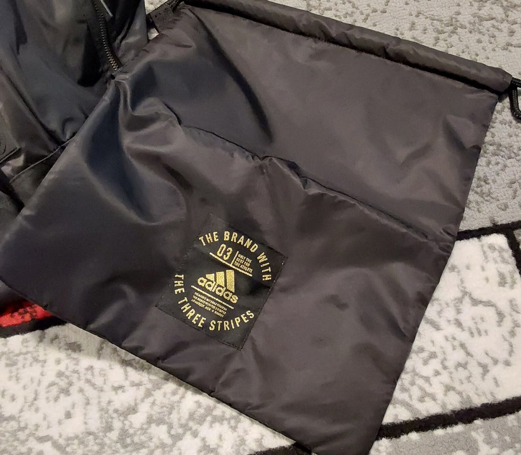 Adidas Creator Duffel & Drawstring Laundry Bag Black NWT 🔥🔥🔥RARE!!!