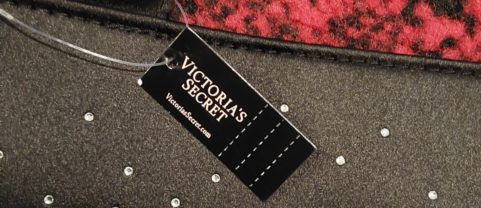 Victoria's Secret Rhinestone Shine Tote Bag Black NWT🔥🔥🔥