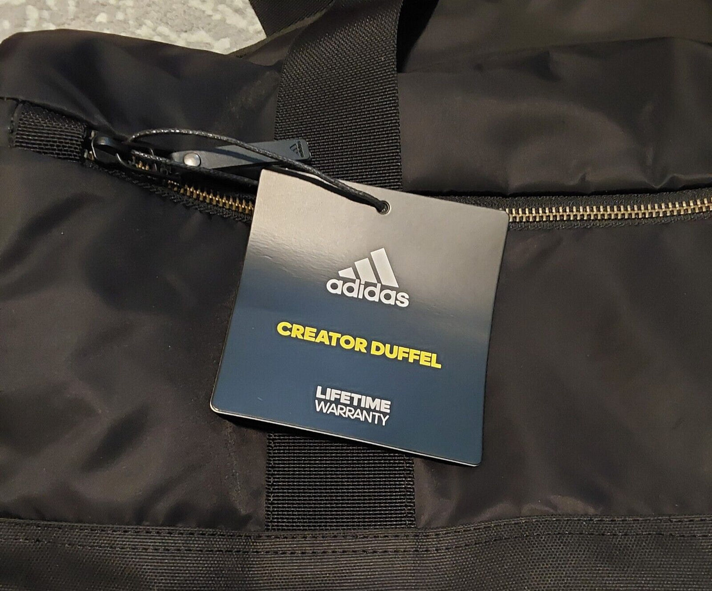 Adidas Creator Duffel & Drawstring Laundry Bag Black NWT RARE!!!