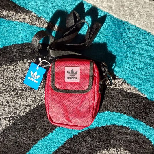 Adidas Originals Utility Festival Crossbody Bag Red Unisex Adult NWT