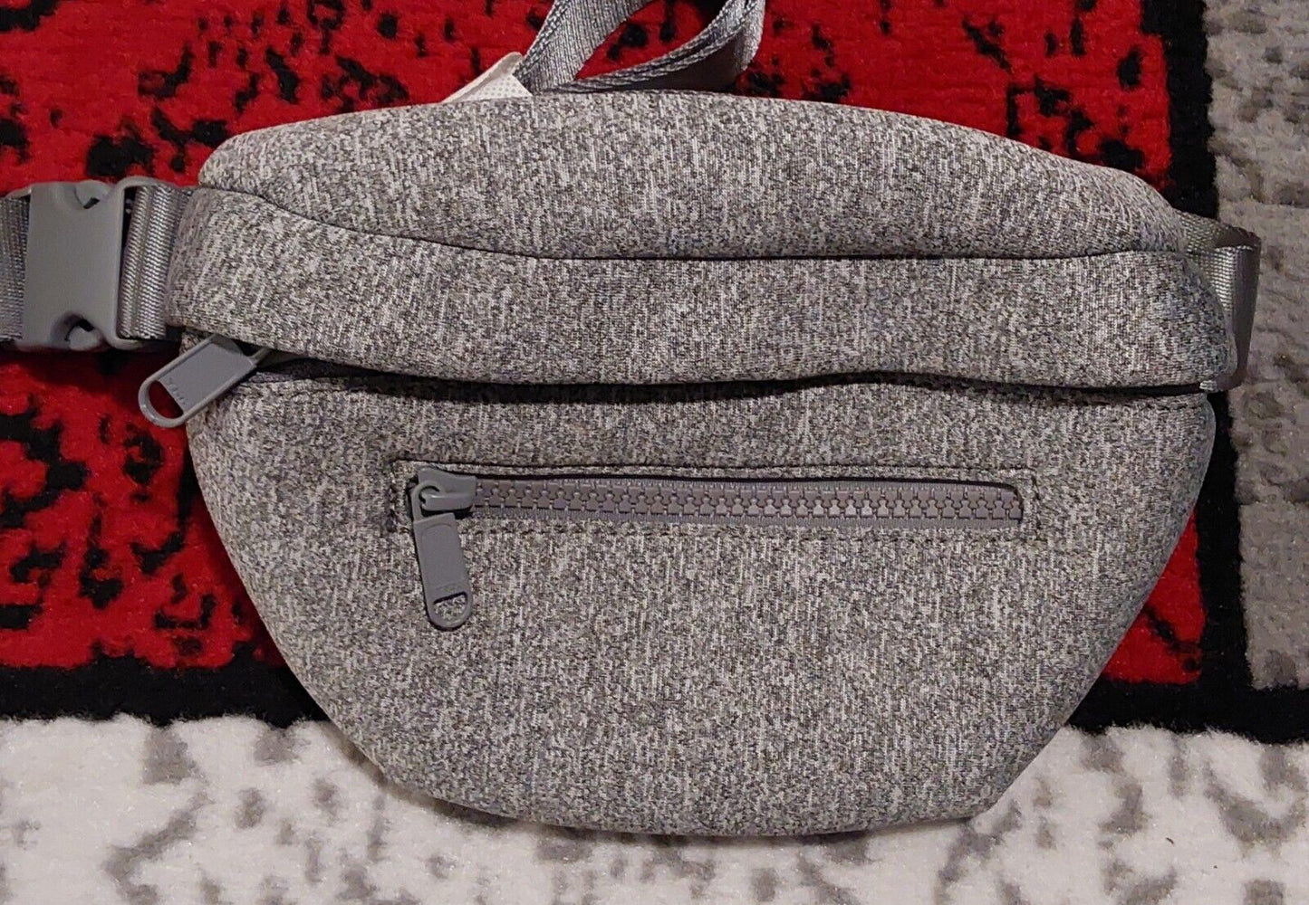 Quince All-Day Neoprene Belt Bag Grey Heather NWT