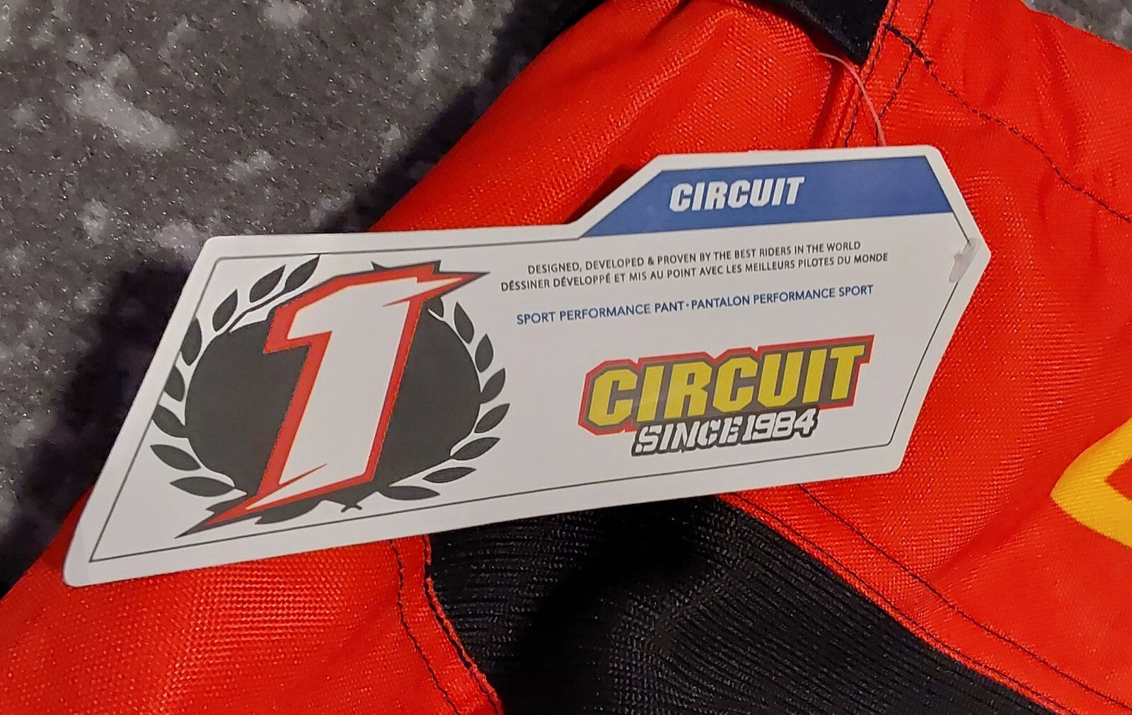 Circuit Equipment Reflex Gear Set Pants Orange Yellow Size 34 NWT🔥🔥🔥