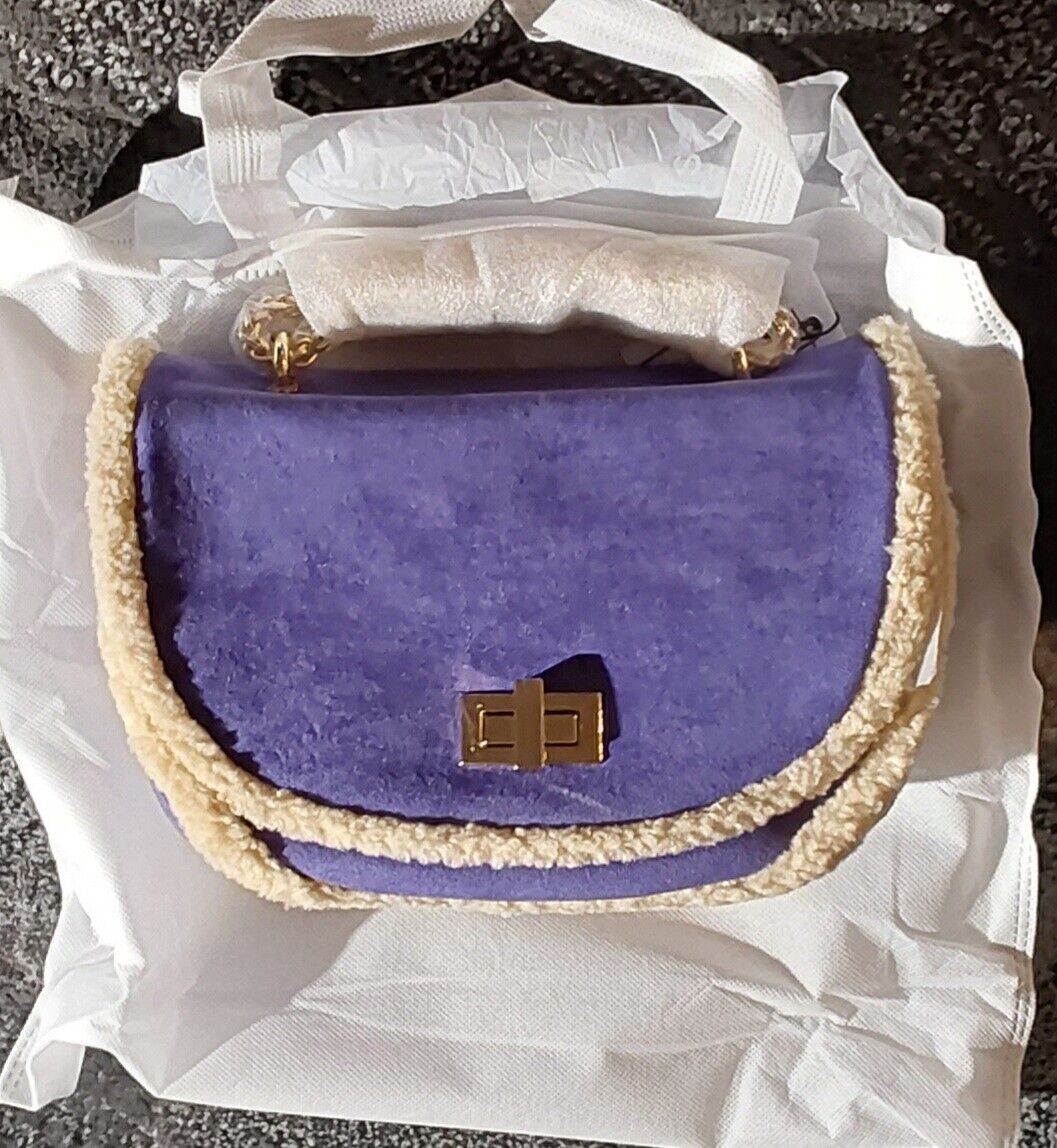 Alex Max Womens Cross Body Bag Purse Purple AMS-BO114/F NWT