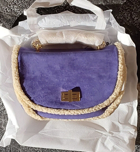 Alex Max Womens Cross Body Bag Purse Purple AMS-BO114/F NWT