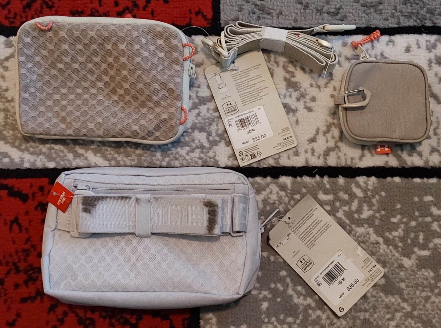 Under Armour Loudon Crossbody Set & Belt Bag With Blemishes NWT