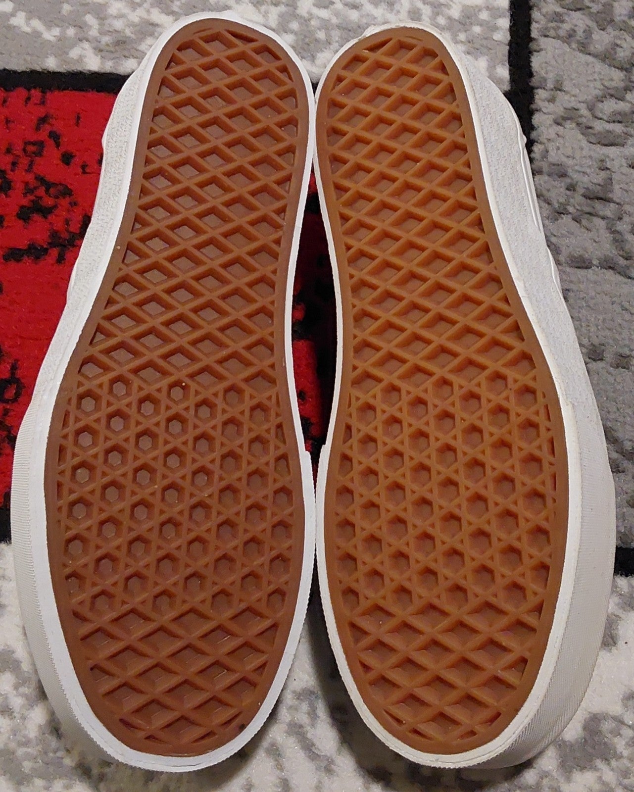 Vans Classic True White Stackform Slip-On Size 5.5 Blemished 🔥🔥🔥