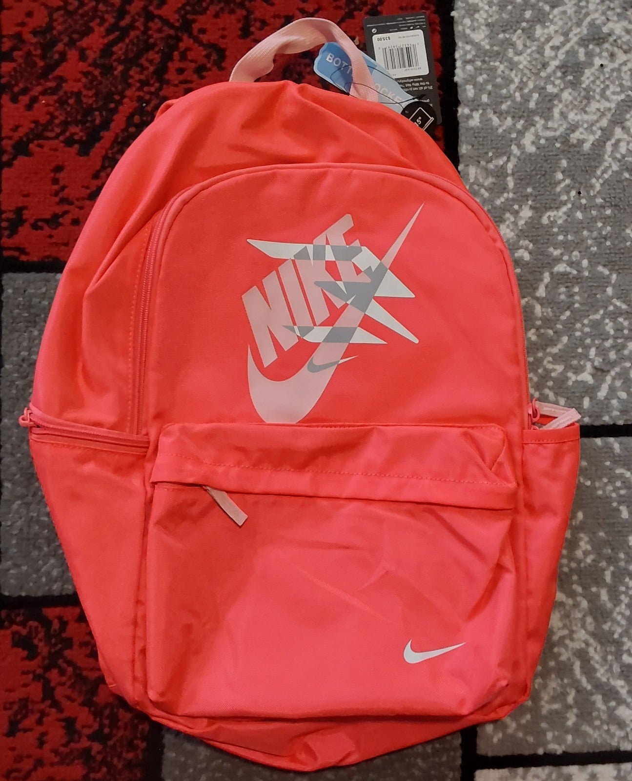 Nike 3Brand Racer Pink Backpack By Russell Wilson Laptop Work School