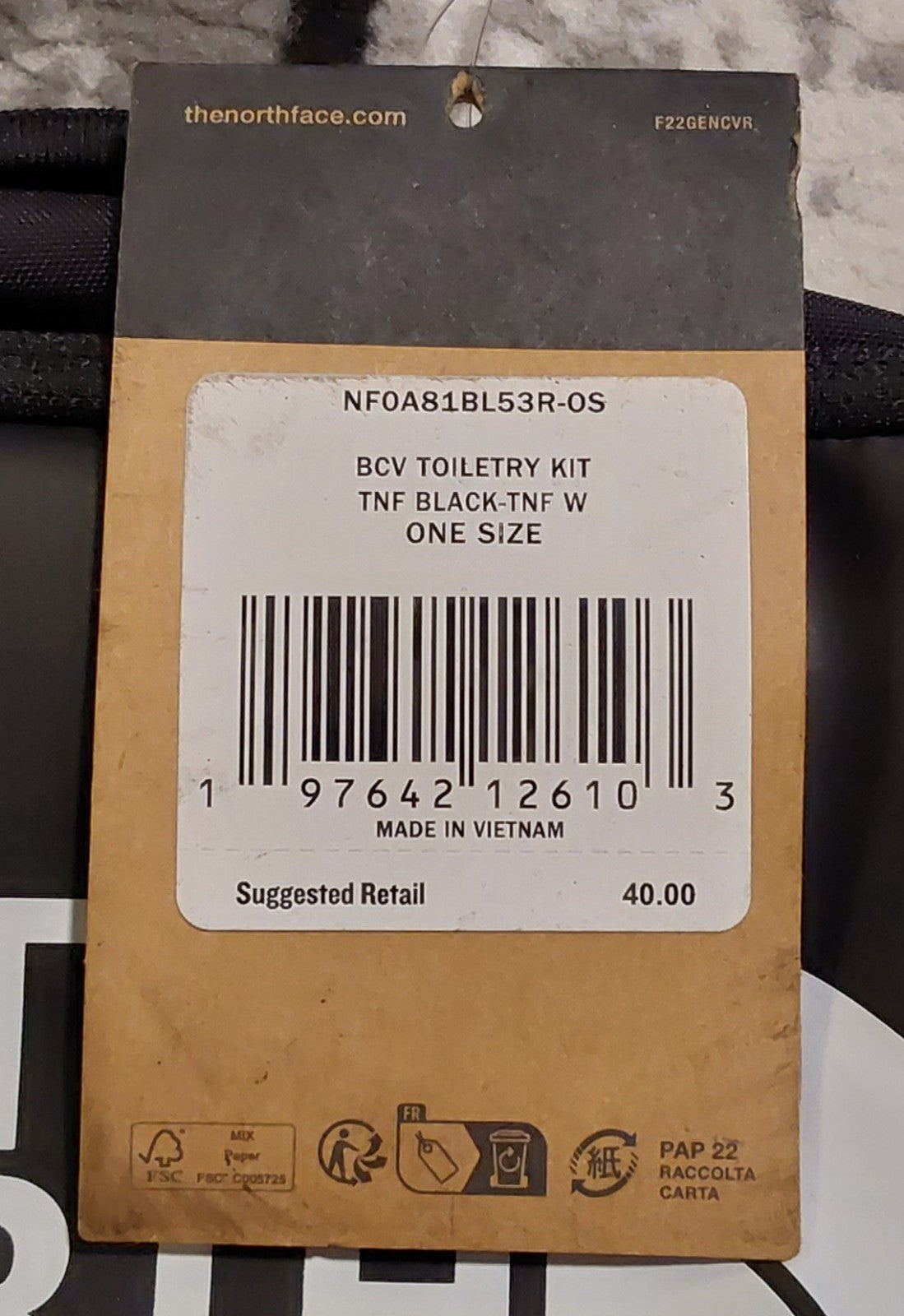 THE NORTH FACE BASE CAMP VOYAGER TOILETRY KIT BLACK NWT 🔥🔥🔥
