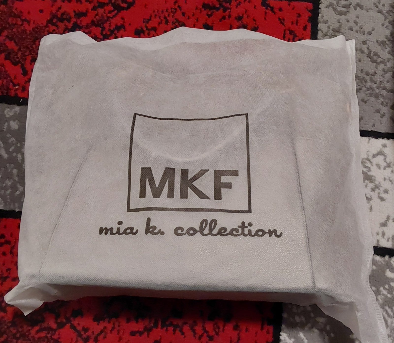 MFK Collection by Mia K Tote Bag & Wristlet Vegan Leather Pewter NWT 🔥🔥🔥