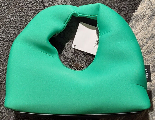 PRENE The Astrid Bag Neoprene Hand Bag Emerald NWT