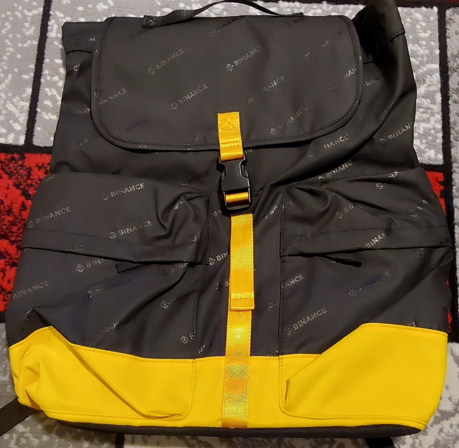 Binance X Limited Edition Backpack Black Yellow New🔥🔥🔥