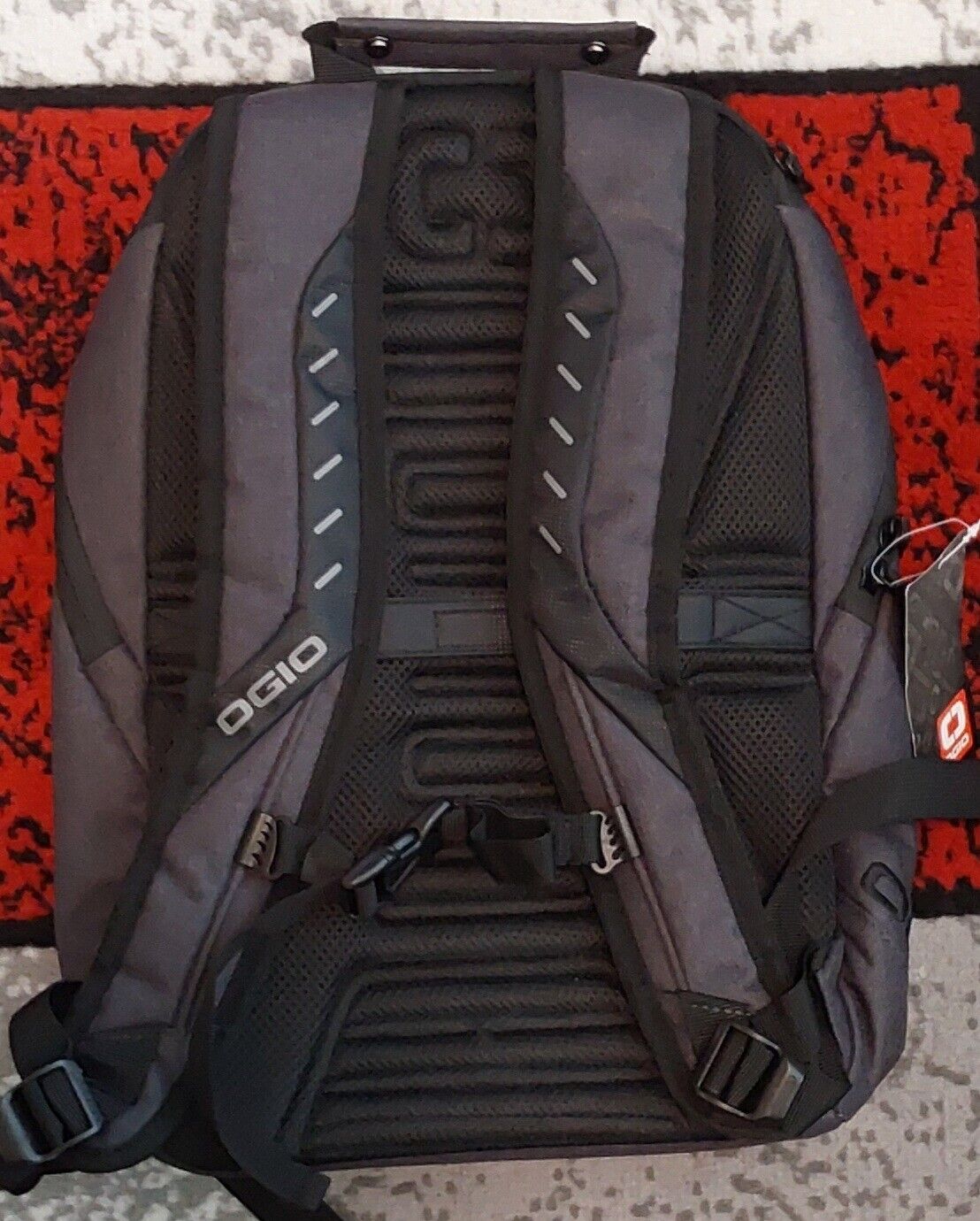 Ogio Hatch Quality Backpack Black Heather Gray Company Logo "CGI" NWT