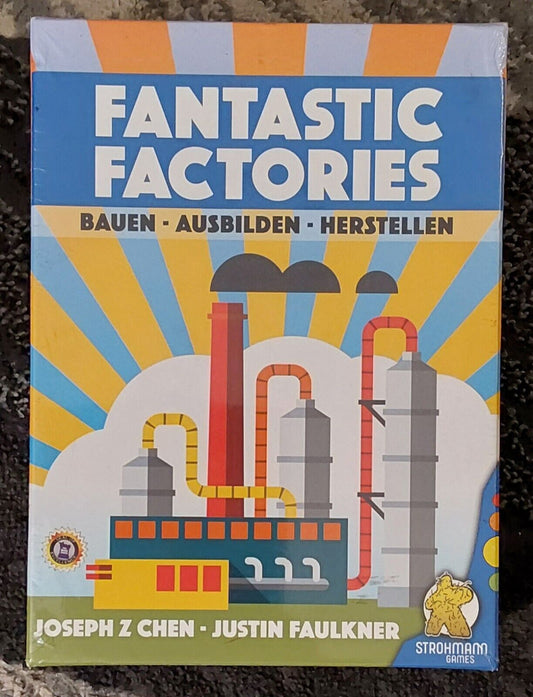 Fantastic Factories Board Game German Edition Blemished Box New