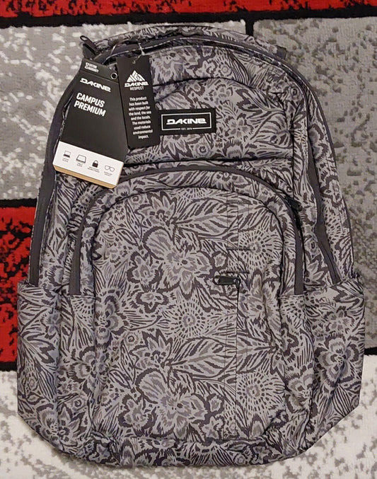 Dakine Campus Premium 28L Backpack Petal Maze Asphalt Gray NWT